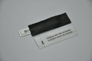 China 58kHz EAS Security AM Label Cloth Tag Adhesive Custom Barcode Labels on sale