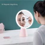 Desktop Round Portable Pantone Color Makeup Vanity Beauty LED Mirror