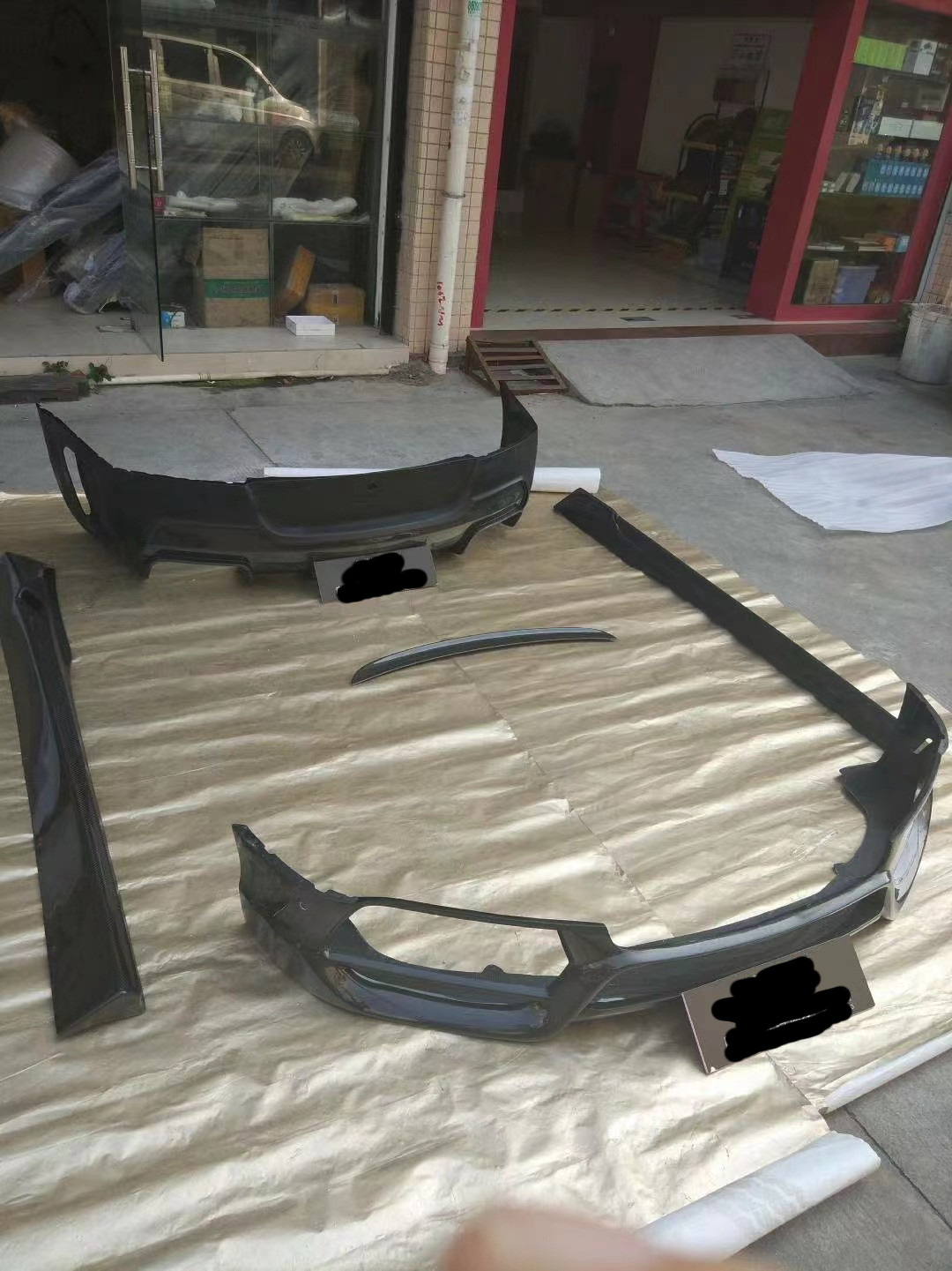 For Bentley Continental GT Carbon Fiber Body Kit Continental GT Upgrades VORS Style Front and Rear Bumper Spoilers