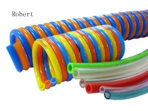 China Metric Polyurethane Pneumatic Air Tubing Durable Stretch Out Draw Back Freely wholesale