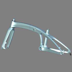 China Lightweight Full Carbon Folding Bike Frame Foldable Bicycle Frameset 20inch wholesale