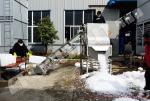 50kg 100kg Trituradora de hielo de bloques industriales Focusun rendimiento