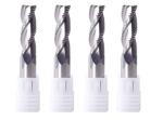 Uncoated HRC55 3 Flute Metal End Mill / Roughing End Mill Diameter 4-12mm