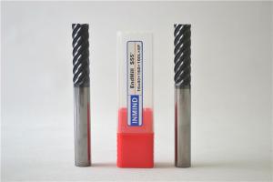 China 12 MM High Performance End Mills 0.2 - 0.3 UM Grain Size 45 Degree Helix Angle wholesale