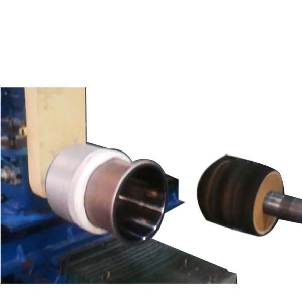 CNC ss die pipe pot cookware edge cylinder utensil electric auto polishing
