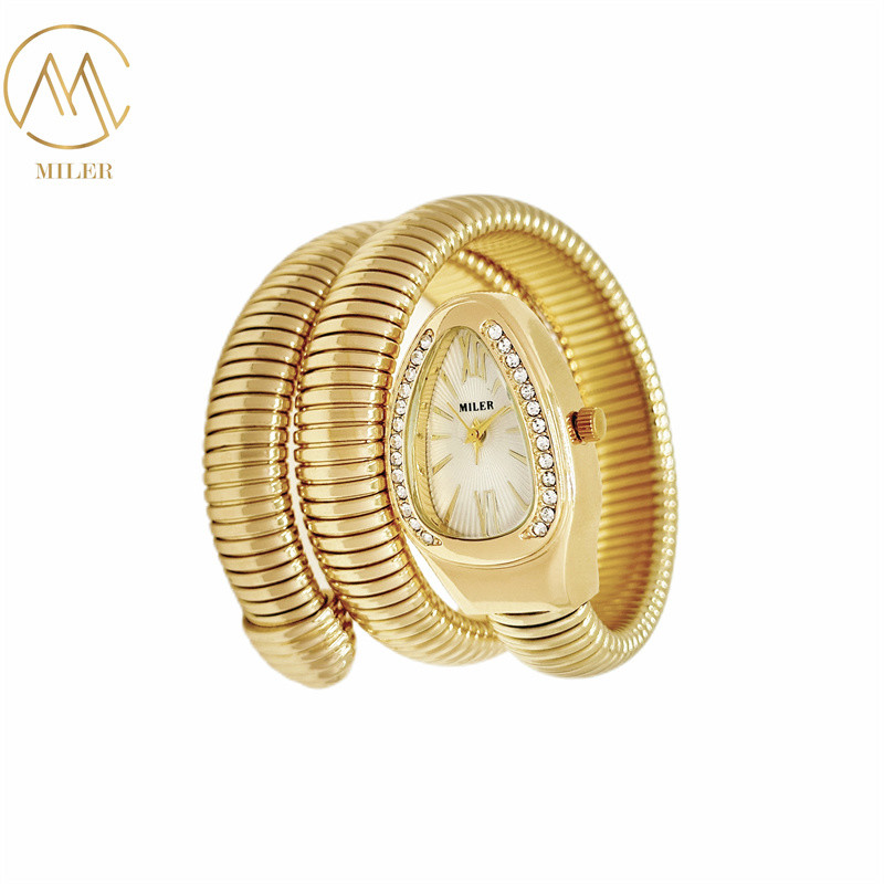 Waterproof Genuine Stainless Steel Strip And Elegant Design Quartz Light Watch