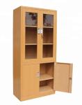 Melamine Office Filing Cabinets Furniture Glass Door Combination Filing Cabinet