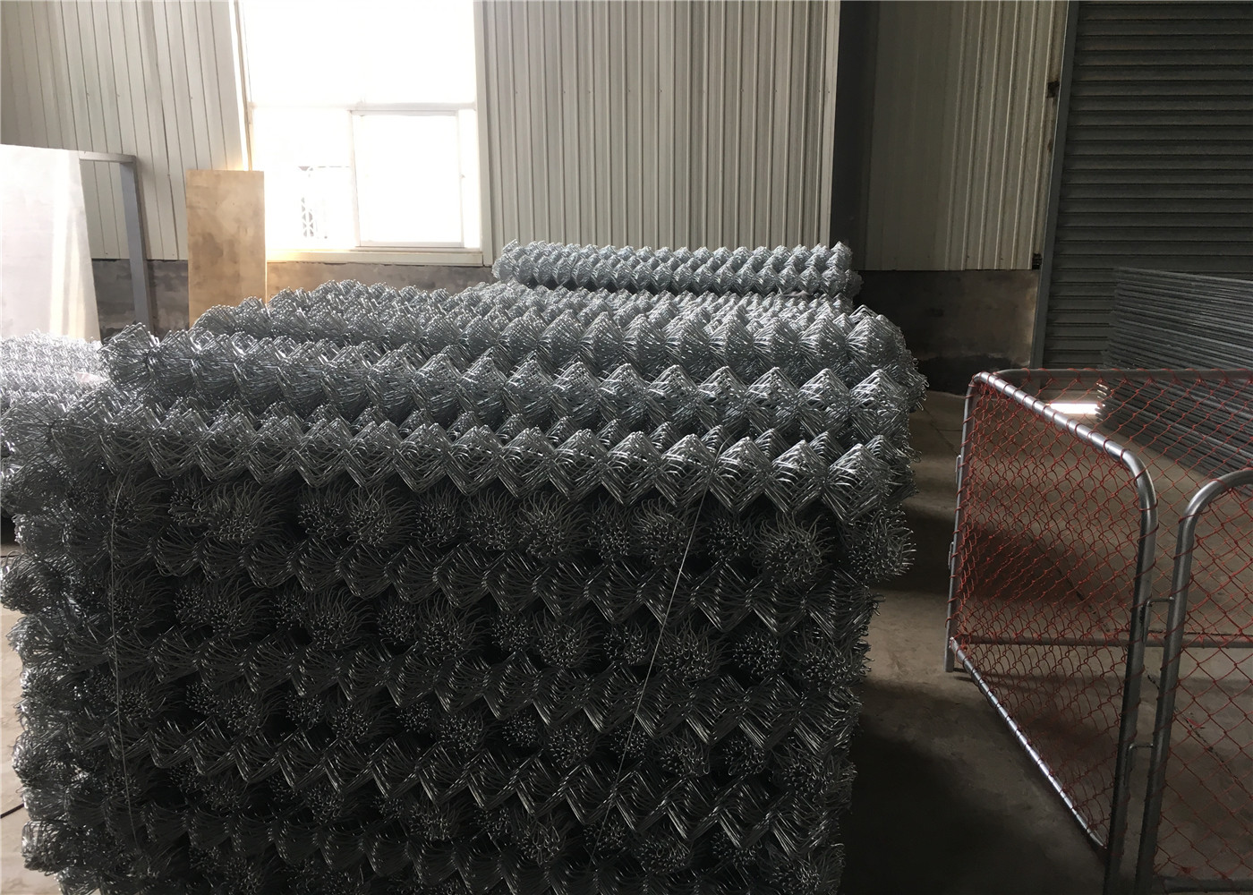 Temporary Construction Fence ASTM A392-06 Standard 8ft x 12ft 1½”(38mm) x 1.6mm wall thick mesh 60mm*60mm