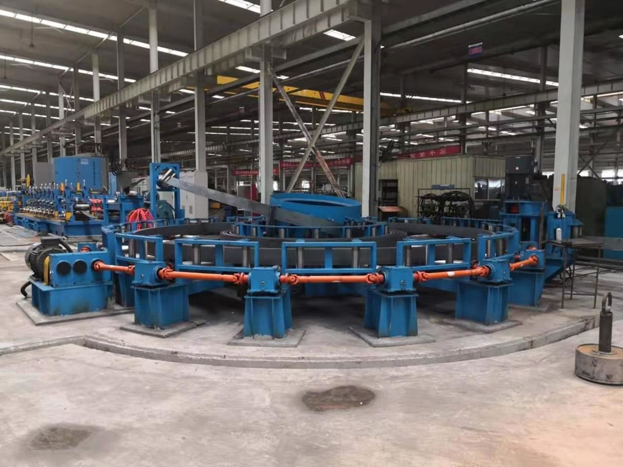 Professional Square Tube Mill , Energy Supply Pipe Milling Machine Low Noise
