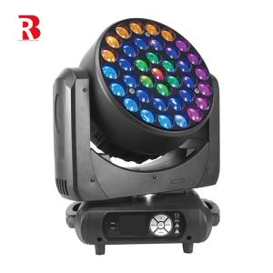 China 37*15W LED High Brightness RGBW 4in1 Wash Moving Head Light For Party Concert wholesale