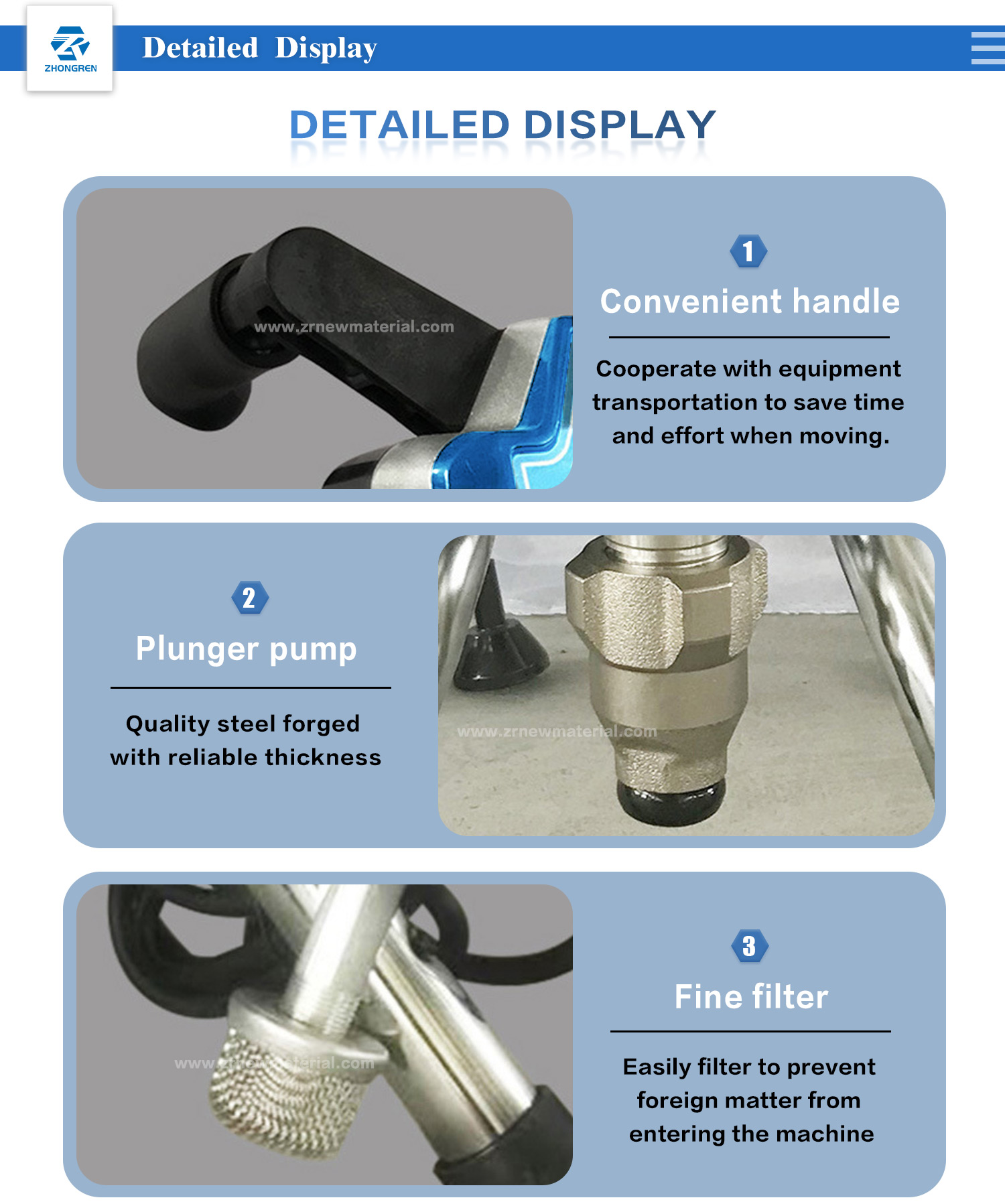 CE Certification 395 Electric Airless Paint Sprayer Adjustable Pressure 1000 Watt
