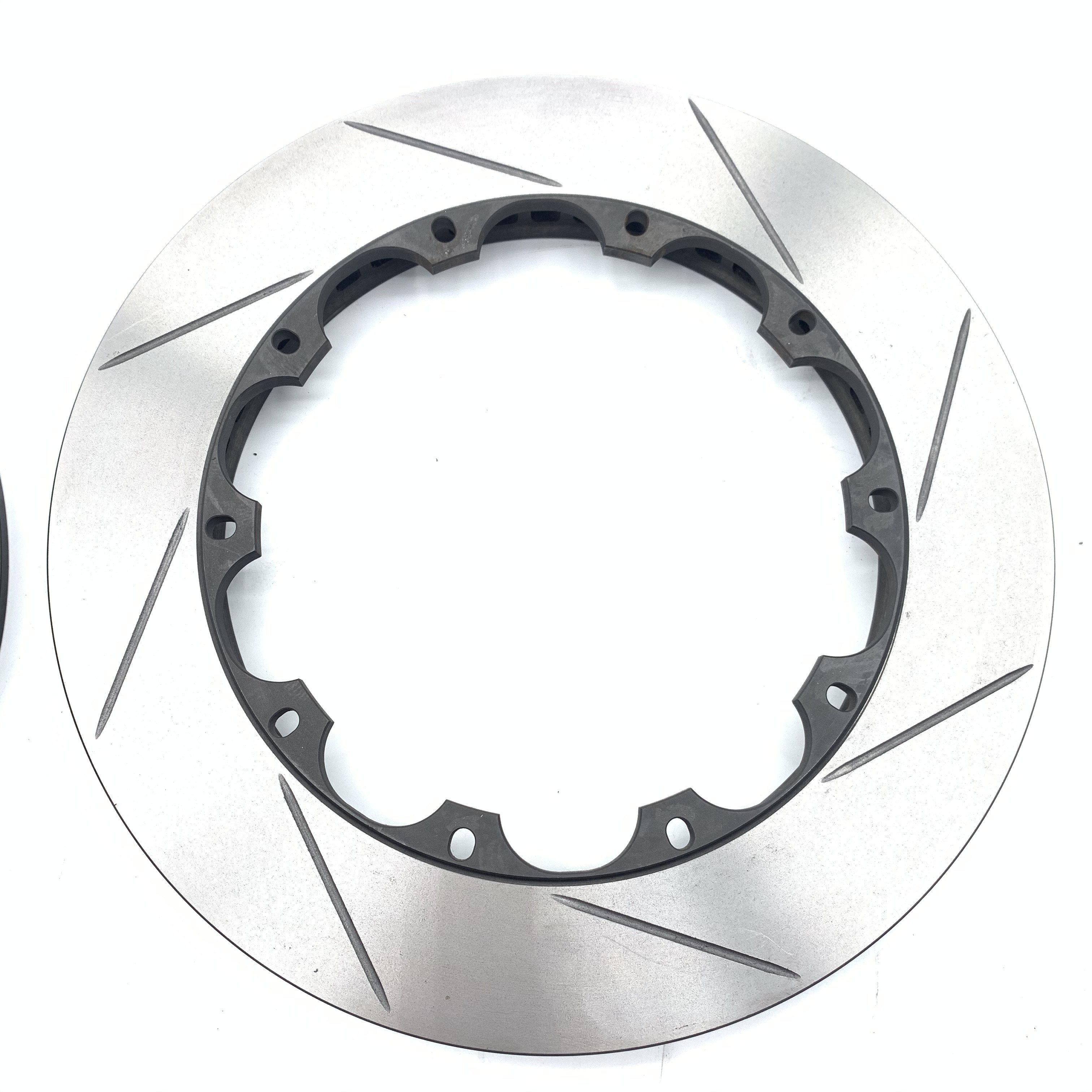 19in Front Wheel Slotted Brake Disc 362*32mm Cast Iron Straight Line