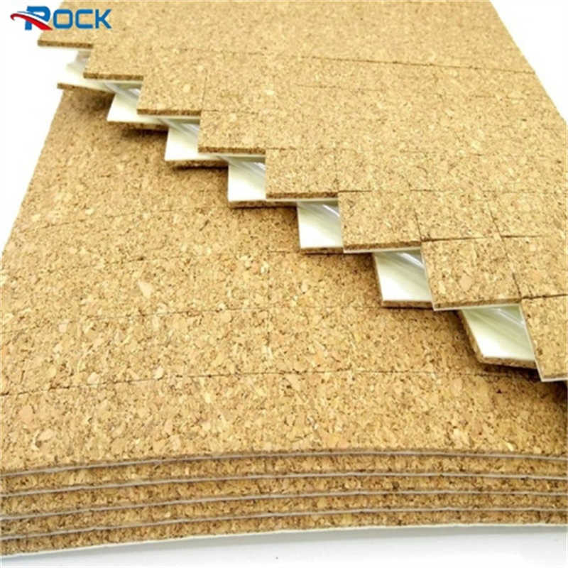 Glass Protection Cork Protector Pads 18*18MM With Adhesive Foam
