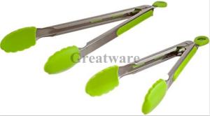 China 2 Piece Tong Set - 9&quot; Salad Tongs and 12&quot; BBQ Tongs wholesale