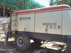 China Reliable Trailer Concrete Pump 260 ml/r Main Oil Pump Displacement wholesale