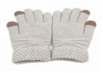 Fashion Touchscreen Winter Gloves Custom Logo Knitted Style For Daily Life