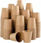 8oz Compostable Coffee Cups Paper To Go Cups Dia 80mm PE Coating