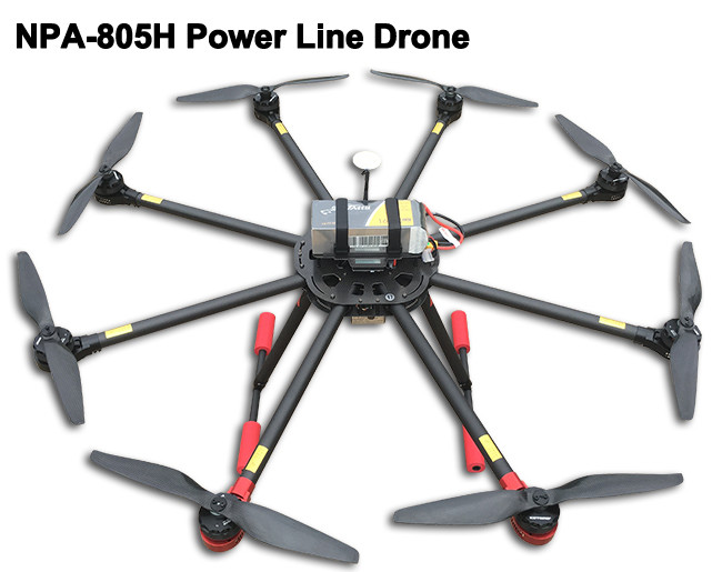 Load Endurance 12-18 Min Powerline Drone With 16000mah Battery