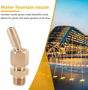 China DN15 Brass Universal Dancing Fountain Nozzles 3m3/h Water Flow wholesale