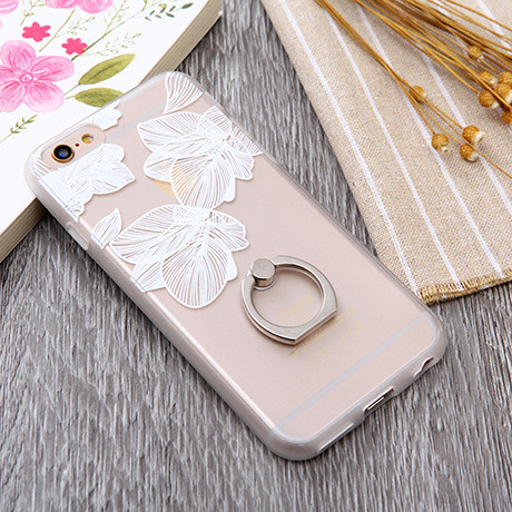 Matte Surface Finger Grip Phone Case Adjustable Stand Spiderman For Iphone 6