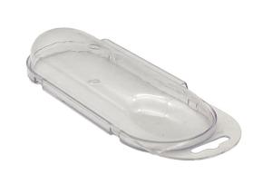 China Transparent Plastic 16.5cm Custom Logo Sunglasses Case wholesale