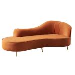 Fashion Hotel Bedroom Furniture Guest Room Sofa Set With Metal Frame
