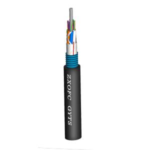 China GYTS Duct Fiber Optic Cable 96 Core Armored Steel Tape Water Blocking wholesale