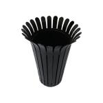 Waterproof Flower 50L Galvanized Steel Outdoor Trash Can