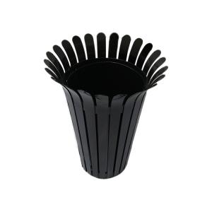 China Waterproof Flower 50L Galvanized Steel Outdoor Trash Can wholesale