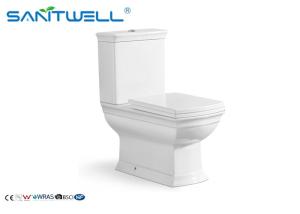 China Bathroom Washdown Ceramic Toilet Sanitary Ware Two Piece WC wholesale