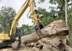 Multifunctional Digger Hydraulic Rock Grab Attachment Q355B Excavator Log