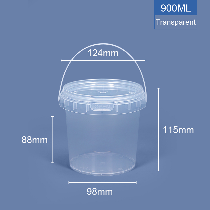 300ml-5L Plastic IML Container for Peanut Butter Shea Butter Food Sauces Packaging