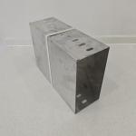 Non Flammable Solid Cable Tray Wall Mounted Galvanized Steel Cable Tray