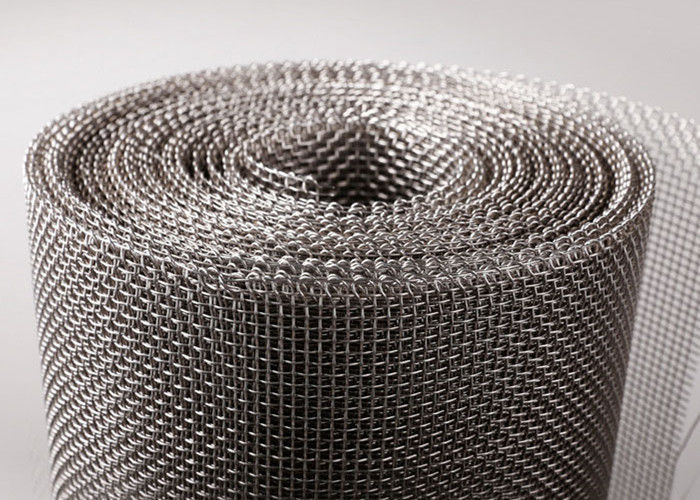 Alloy Woven Wire Cloth Mesh , Monel Wire Mesh Low Elongation Carious Hole Shapes