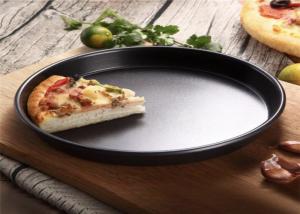 China Black 12 Inch 305x297x25mmmm Pizza Making Tray wholesale