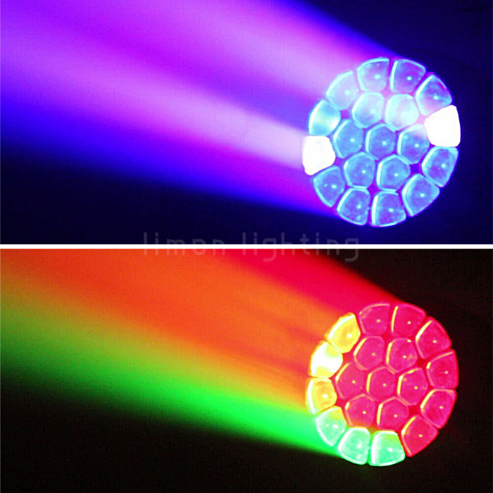 19x15w RGBW 4in1 Big Bee Eyes k10 LED Moving Head Beam Wash Zoom Fixtures