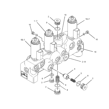 TQerpillar 4579878 Parts scheme VALVE GP-SOLENOID