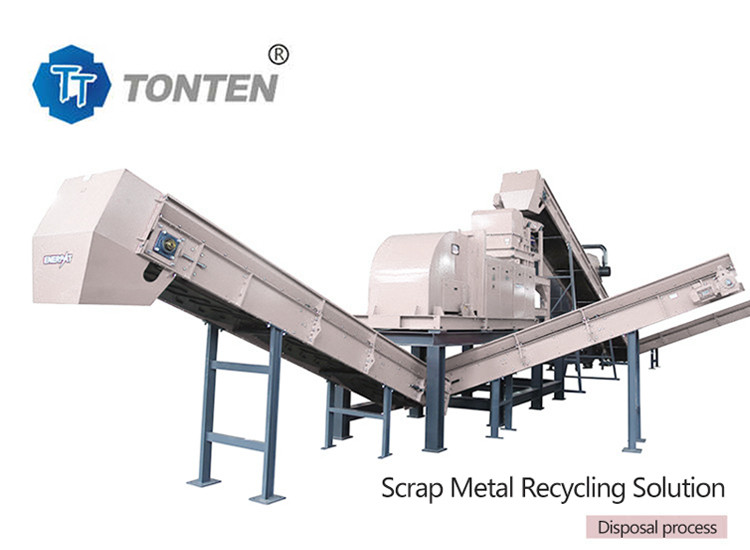 Fully Automatic Waste Scrap Metal Sorting Machine Recycling Production Line