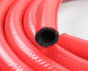 China ID 1 Inch Red Fuel Dispensing Hose 30 Bar , Braided Fuel Hose For Fuel Tanker wholesale