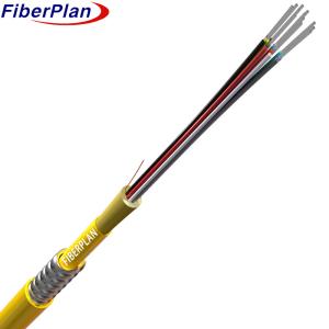 China Simplex Indoor Armored Fiber Optic Cable With LSZH High Strength Tensile wholesale