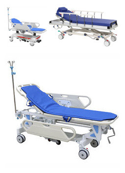 Adjustable Patient Transfer Trolley , Emergency Stretcher Trolley Or Hospital