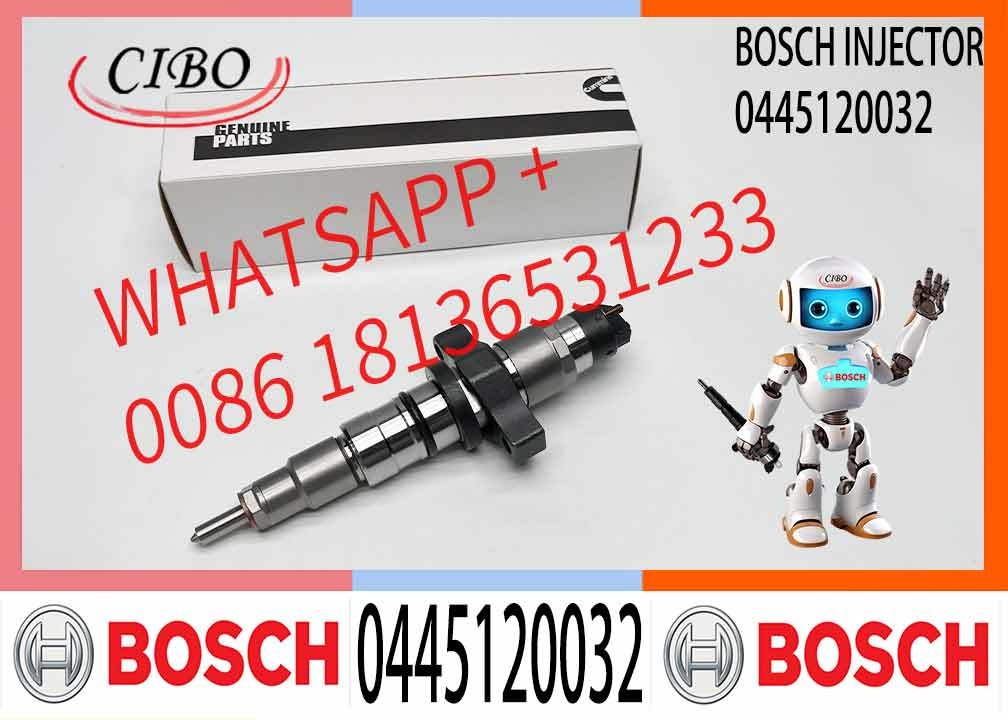 Diesel Common Rail Fuel 0 445 120 032 Fuel Injector 0445120032 For CNozzle 0445120069 For Engine 3976646/4930440/5254684