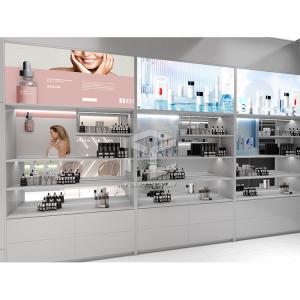 China Powder Coated Skincare Shop Display Furniture Retail Cosmetics Shop Decoration wholesale