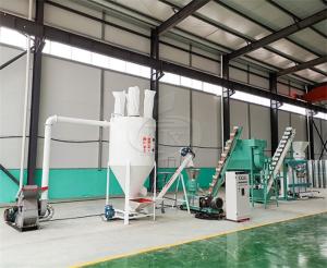 China Small Cattle Feed Pellet Production Line Compact Structure For Livestock Farms wholesale