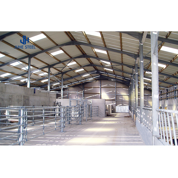 Purlin C/Z Galvanized Steel Q235 Prefabricated Modular Steel Structure Cow House Shed