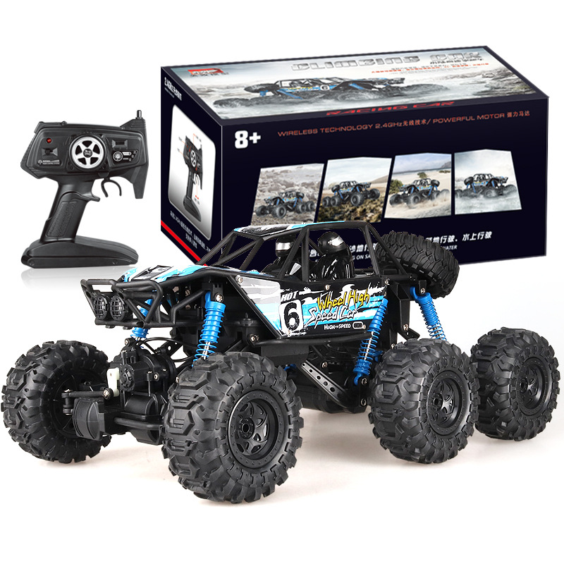 Children's Remote Control Toy Car 6-Wheel Off-Road Amphibious Vehicle for 14 Years up