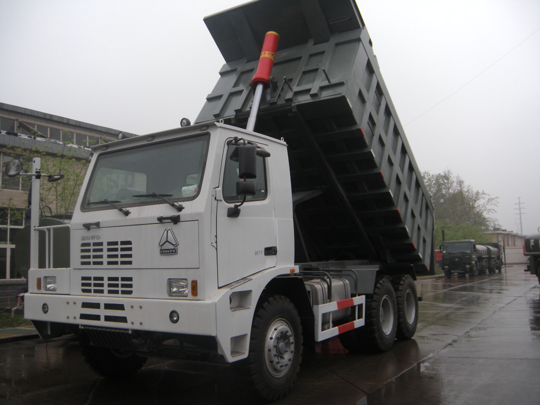 ZZ5707S3840AJ 6x4 70T Mining Dump Truck With HW7D Cabin 3800 + 1500mm Wheel Base