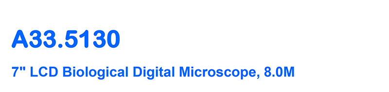 OPTO-EDU A33.5130 Digital Microscope with LED Lights Triple Nosepiece and 8MP Camera