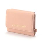 Debossing Ladies Genuine Leather Wallets Polyurethane Embroidery Trifold 9.5x7