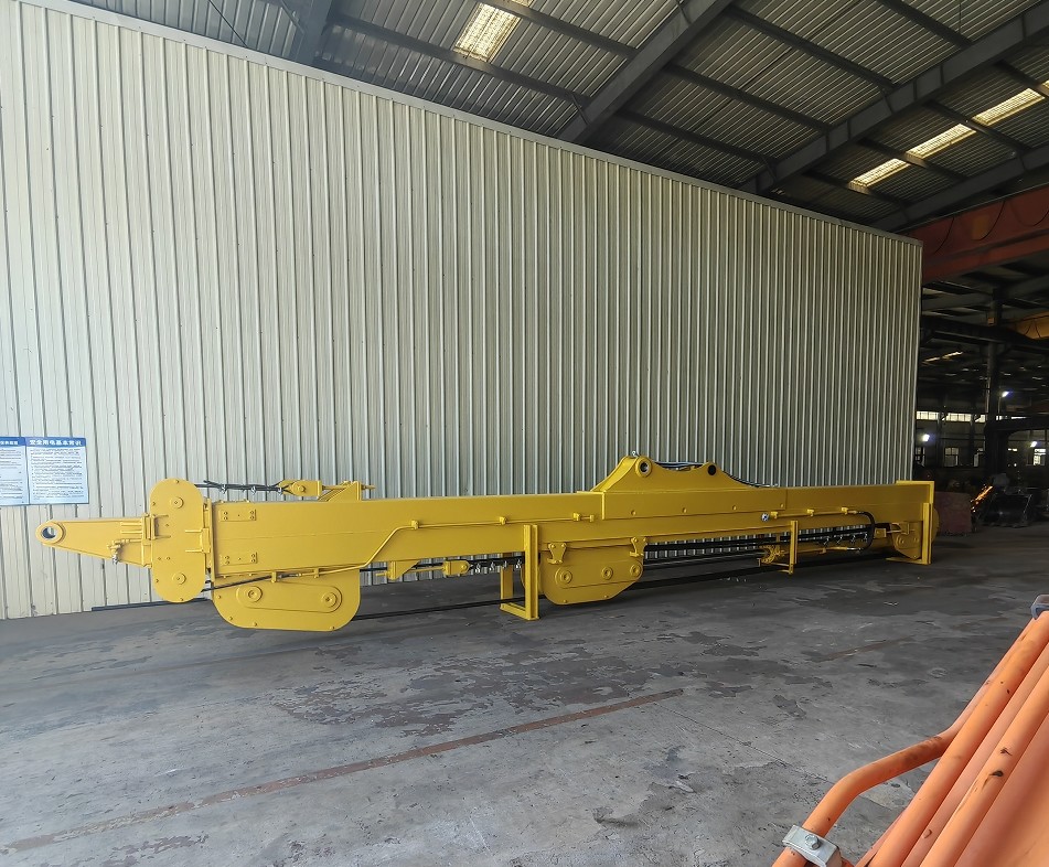 Telescopic Boom Excavator with Grab Clamshell Bucket for cat hitachi komatsu